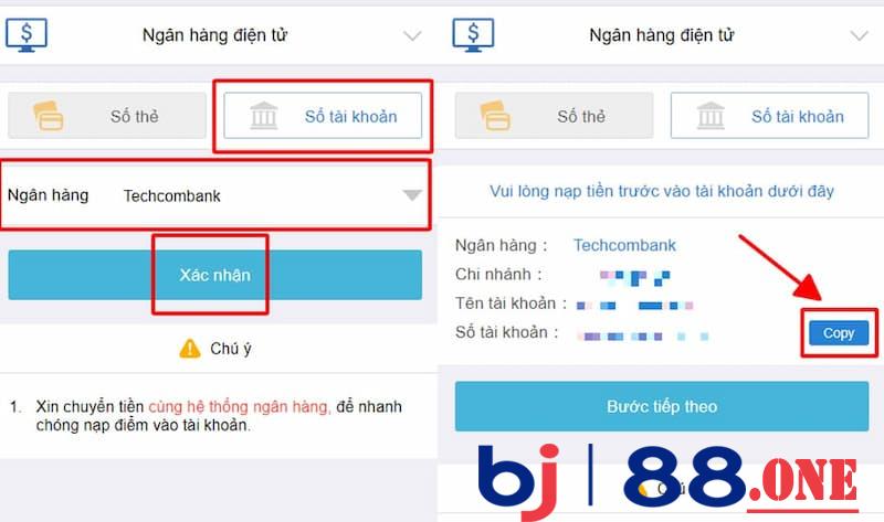 Ảnh 11: Nạp tiền vào tài khoản